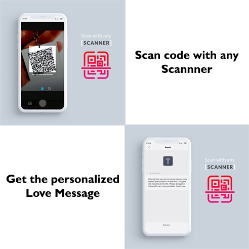 Personalized QR Code Keychain - Image 2